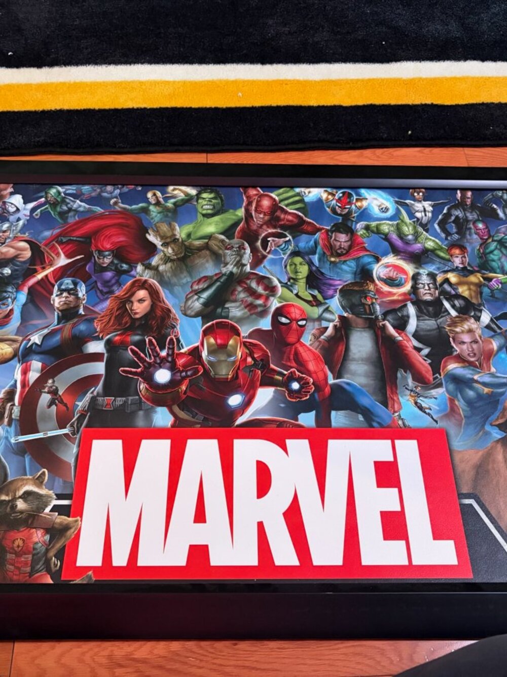 Marvel Avengers Framed Wall Art Poster - Iron Man Spider-Man Hulk Black Panther